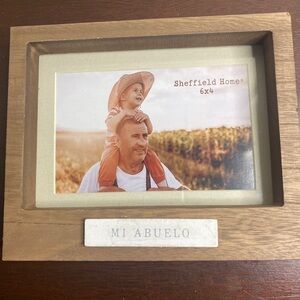 Sheffield Homes Wood Box Frame For Mi Abuelo (grandfather) New with Mat 6x4photo